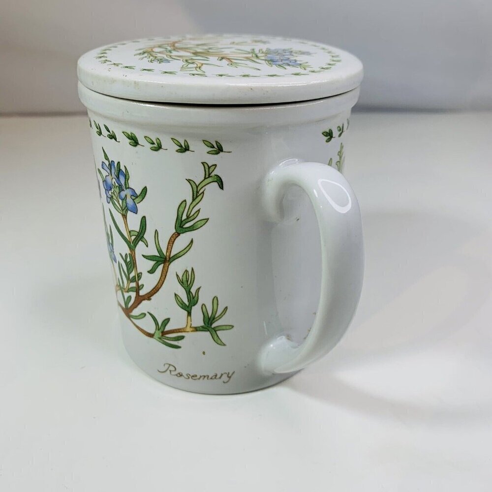 Rosemary Porcelain Coffee Mug Tea Cup Gryphonware‎ China Wild Thyme Whimsical - Picture 6 of 8